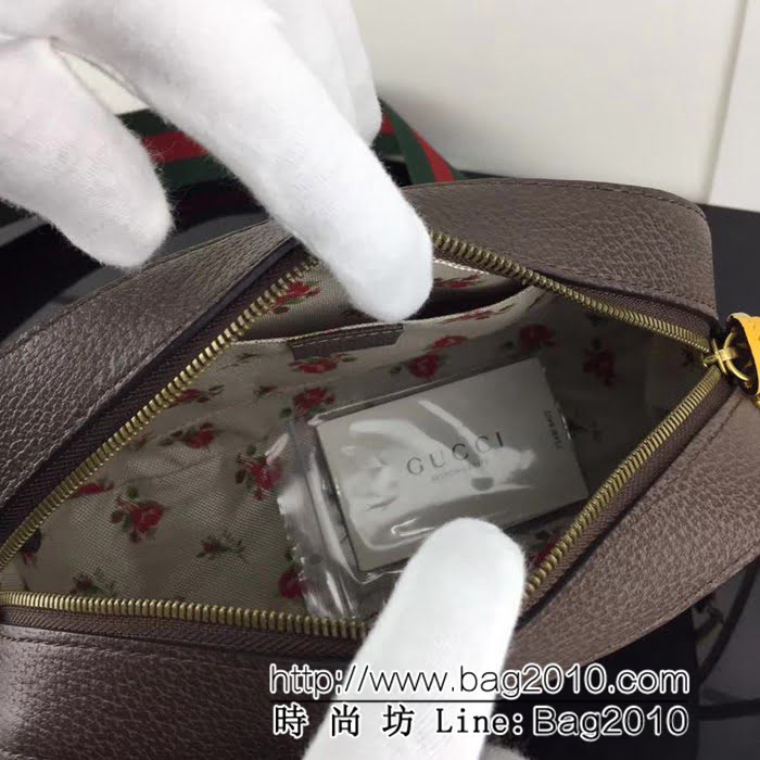 GUCCI古馳原單 新款專櫃品質原單貨實物實拍476466 啡pvc啡皮腰包 HY1137